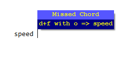 missed chord tip